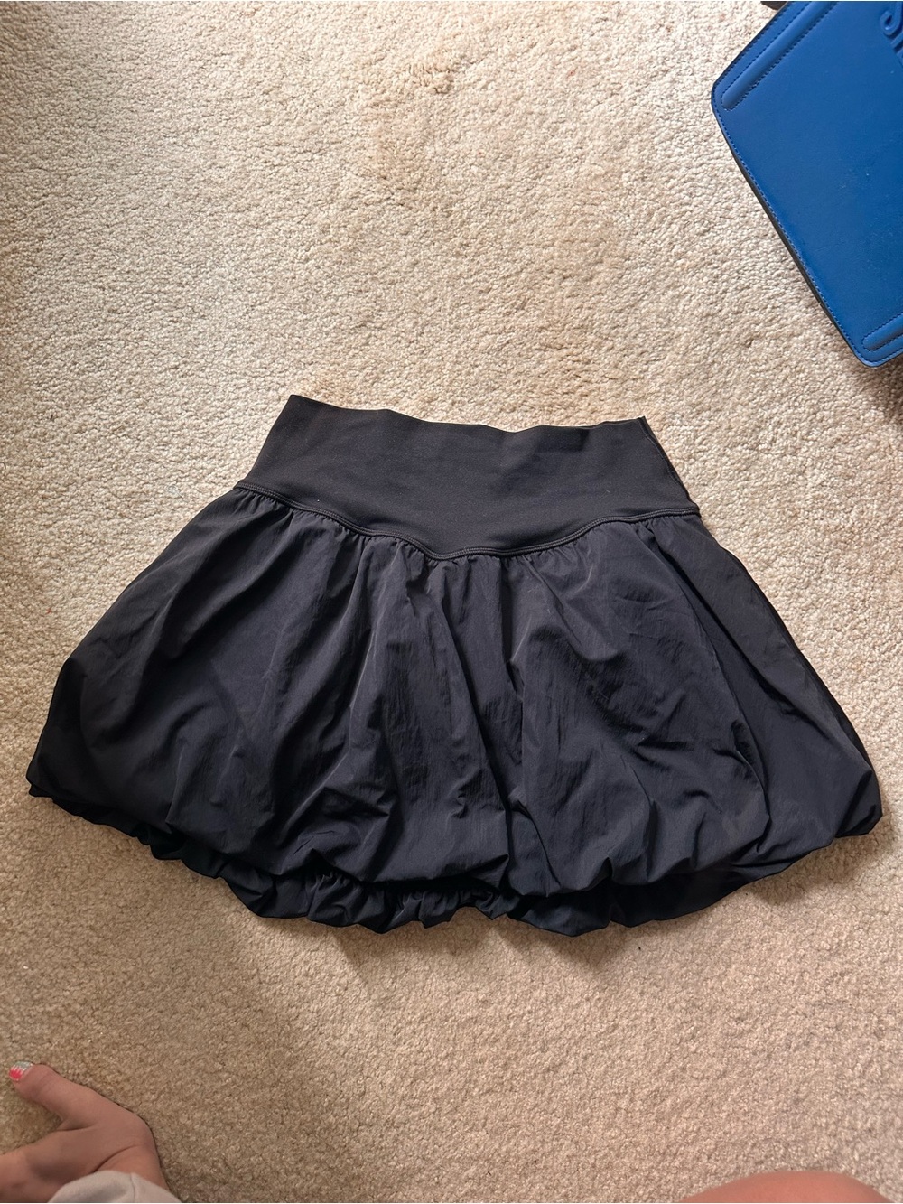 Aerie Offline Bubble Skirt Black Size Medium